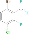 1-Bromo-4-chloro-2-(difluoromethyl)-3-fluorobenzene