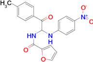 N-[2-(4-Methylphenyl)-1-[(4-nitrophenyl)amino]-2-oxoethyl]-2-furancarboxamide