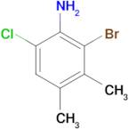 2-Bromo-6-chloro-3,4-dimethyl-aniline