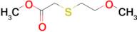 Methyl 2-[(2-methoxyethyl)sulfanyl]acetate