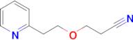 3-(2-Pyridin-2-ylethoxy)propanenitrile