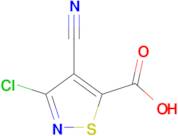 3-Chloro-4-cyano-1,2-thiazole-5-carboxylic acid