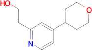 2-[4-(Oxan-4-yl)pyridin-2-yl]ethan-1-ol