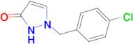 1-[(4-Chlorophenyl)methyl]-1H-pyrazol-3-ol