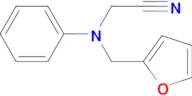 2-[(Furan-2-ylmethyl)(phenyl)amino]acetonitrile