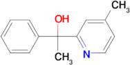 1-(4-Methylpyridin-2-yl)-1-phenylethan-1-ol