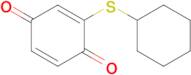 2-(Cyclohexylsulfanyl)cyclohexa-2,5-diene-1,4-dione