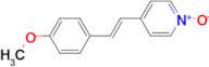 4-[(E)-2-(4-Methoxyphenyl)ethenyl]pyridin-1-ium-1-olate