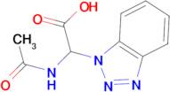 2-(1H-1,2,3-Benzotriazol-1-yl)-2-acetamidoacetic acid