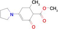 Methyl 6-methyl-2-oxo-4-(pyrrolidin-1-yl)cyclohex-3-ene-1-carboxylate