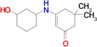 3-[(3-Hydroxycyclohexyl)amino]-5,5-dimethylcyclohex-2-en-1-one