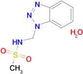 N-(1H-1,2,3-Benzotriazol-1-ylmethyl)methanesulfonamide hydrate