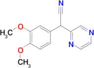 2-(3,4-Dimethoxyphenyl)-2-(pyrazin-2-yl)acetonitrile