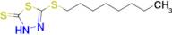 5-(Octylsulfanyl)-2,3-dihydro-1,3,4-thiadiazole-2-thione