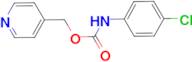 Pyridin-4-ylmethyl N-(4-chlorophenyl)carbamate
