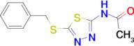 N-[5-(Benzylsulfanyl)-1,3,4-thiadiazol-2-yl]acetamide