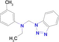 N-(1H-1,2,3-Benzotriazol-1-ylmethyl)-N-ethyl-3-methylaniline