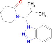 1-[1-(1H-1,2,3-Benzotriazol-1-yl)-2-methylpropyl]piperidin-2-one