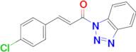(2E)-1-(1H-1,2,3-Benzotriazol-1-yl)-3-(4-chlorophenyl)prop-2-en-1-one