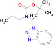 tert-Butyl N-(1H-1,2,3-benzotriazol-1-ylmethyl)-N-propylcarbamate
