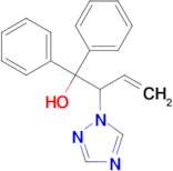 1,1-Diphenyl-2-(1H-1,2,4-triazol-1-yl)but-3-en-1-ol