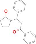 2-(3-Oxo-1,3-diphenylpropyl)cyclopentan-1-one