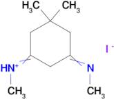 (1Z)-N,5,5-Trimethyl-3-(methylamino)cyclohex-2-en-1-iminium iodide