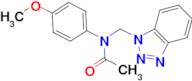 N-(1H-1,2,3-Benzotriazol-1-ylmethyl)-N-(4-methoxyphenyl)acetamide