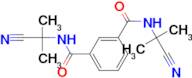 N1,N3-Bis(1-cyano-1-methylethyl)benzene-1,3-dicarboxamide