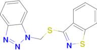 1-[(1,2-Benzothiazol-3-ylsulfanyl)methyl]-1H-1,2,3-benzotriazole