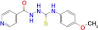 N-{[(4-Methoxyphenyl)carbamothioyl]amino}pyridine-4-carboxamide