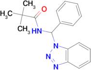 N-[1H-1,2,3-Benzotriazol-1-yl(phenyl)methyl]-2,2-dimethylpropanamide