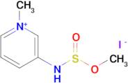 3-[(Methoxysulfinyl)amino]-1-methylpyridin-1-ium iodide