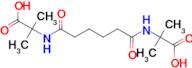 2-{5-[(1-Carboxy-1-methylethyl)carbamoyl]pentanamido}-2-methylpropanoic acid