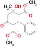 Dimethyl (4R)-4-hydroxy-4-methyl-6-oxo-2-phenylcyclohexane-1,3-dicarboxylate