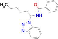 N-[1-(1H-1,2,3-Benzotriazol-1-yl)hexyl]benzamide