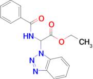 Ethyl 2-(1H-1,2,3-benzotriazol-1-yl)-2-(phenylformamido)acetate