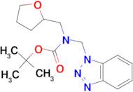 tert-Butyl N-(1H-1,2,3-benzotriazol-1-ylmethyl)-N-(oxolan-2-ylmethyl)carbamate
