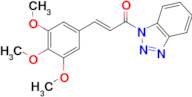 (2E)-1-(1H-1,2,3-Benzotriazol-1-yl)-3-(3,4,5-trimethoxyphenyl)prop-2-en-1-one