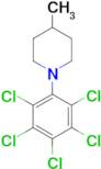 4-Methyl-1-(pentachlorophenyl)piperidine