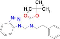 tert-Butyl N-(1H-1,2,3-benzotriazol-1-ylmethyl)-N-(2-phenylethyl)carbamate