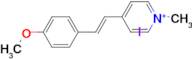 4-[(E)-2-(4-Methoxyphenyl)ethenyl]-1-methylpyridin-1-ium iodide