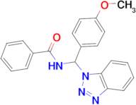 N-[1H-1,2,3-Benzotriazol-1-yl(4-methoxyphenyl)methyl]benzamide