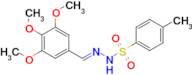 4-Methyl-N'-[(1E)-(3,4,5-trimethoxyphenyl)methylidene]benzene-1-sulfonohydrazide