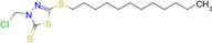 3-(Chloromethyl)-5-(dodecylsulfanyl)-2,3-dihydro-1,3,4-thiadiazole-2-thione