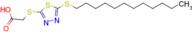 2-{[5-(Dodecylsulfanyl)-1,3,4-thiadiazol-2-yl]sulfanyl}acetic acid