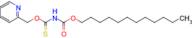 Dodecyl N-[(pyridin-2-ylmethoxy)methanethioyl]carbamate