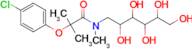 2-(4-Chlorophenoxy)-N,2-dimethyl-N-(2,3,4,5,6-pentahydroxyhexyl)propanamide