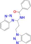 N-[1,3-Bis(1H-1,2,3-benzotriazol-1-yl)propyl]benzamide