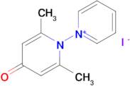 1-(2,6-Dimethyl-4-oxo-1(4H)-pyridinyl)pyridinium iodide